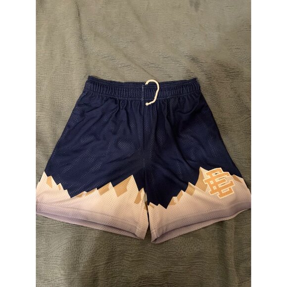 EE Basic Short Navy Summit Mountain Print